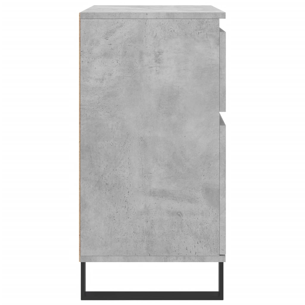 vidaXL Ντουλάπι Γκρι Σκυροδέματος 60x35x70 εκ. Επεξεργασμένο Ξύλο
