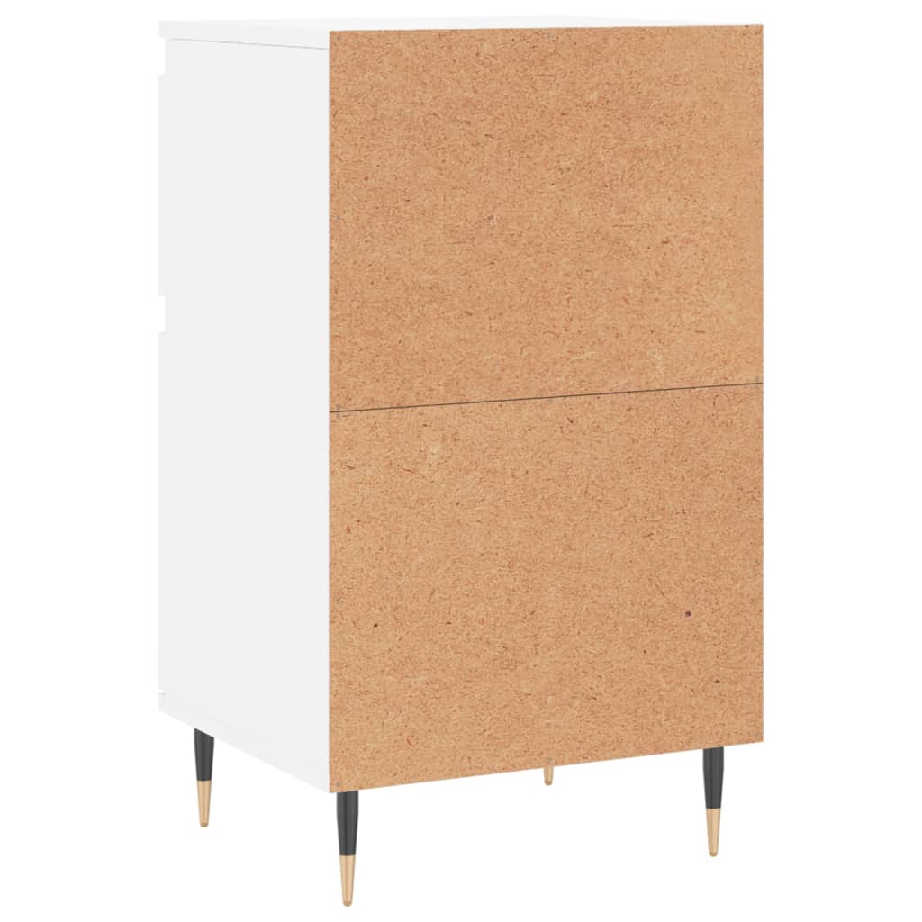 vidaXL Ντουλάπια 2 τεμ. Λευκά 40 x 35 x 70 εκ. από Επεξεργασμένο Ξύλο
