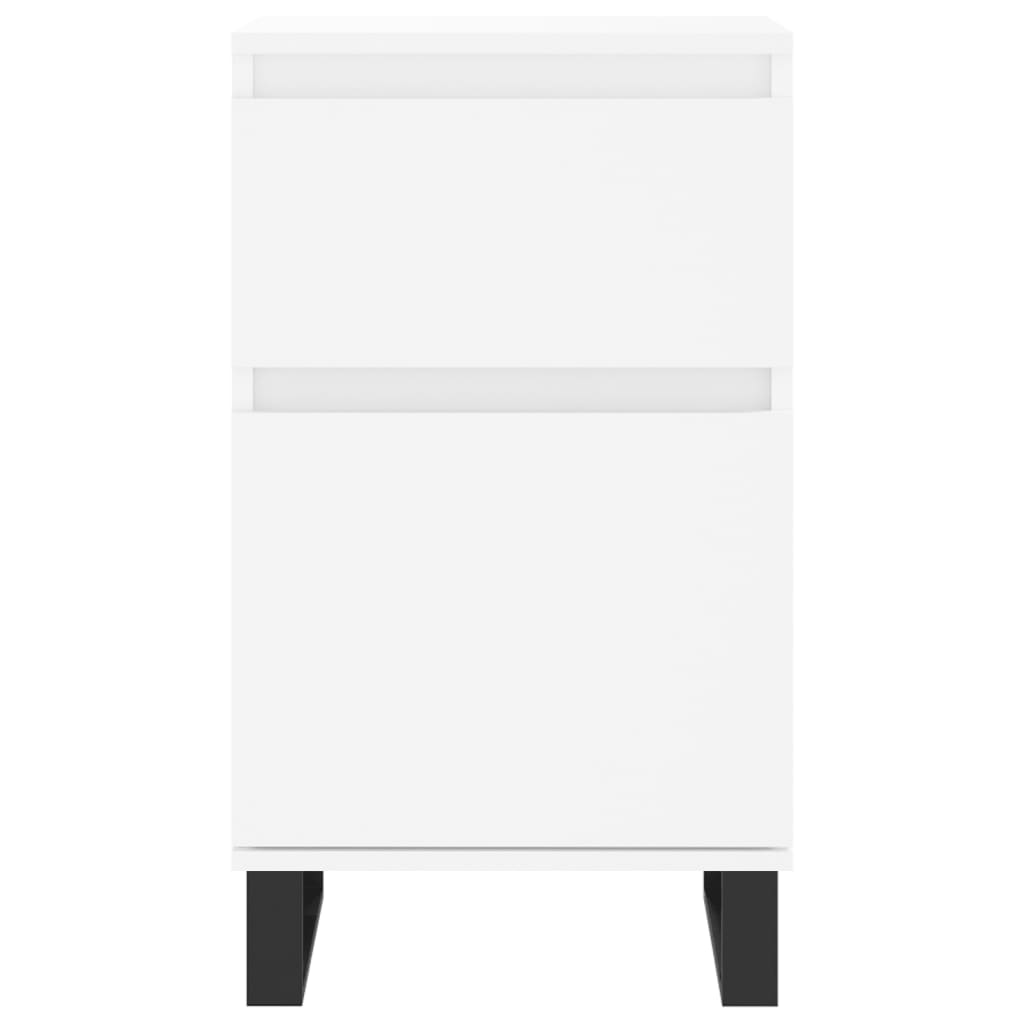 vidaXL Συρταριέρα Λευκή 40 x 35 x 70 εκ. από Επεξεργασμένο Ξύλο