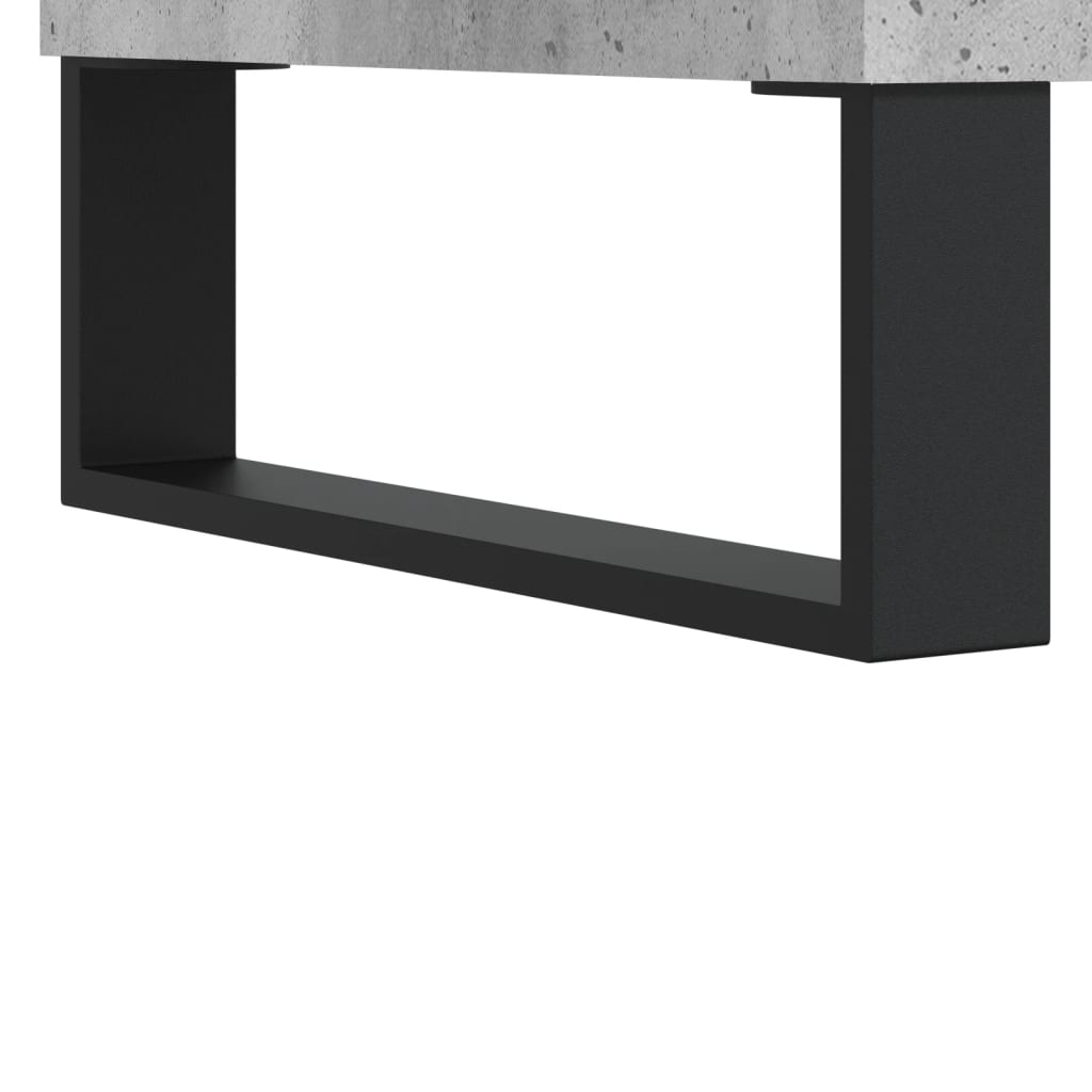 vidaXL Ντουλάπια 2 τεμ. Γκρι Σκυροδ. 40x35x70 εκ. Επεξεργασμένο Ξύλο