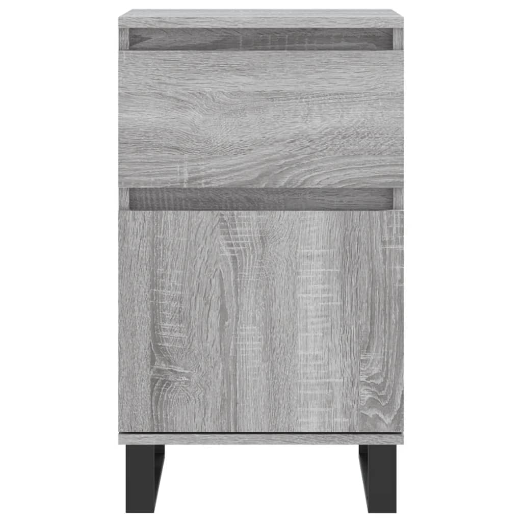 vidaXL Ντουλάπια 2 τεμ. Γκρι Sonoma 40x35x70 εκ. Επεξεργασμένο Ξύλο