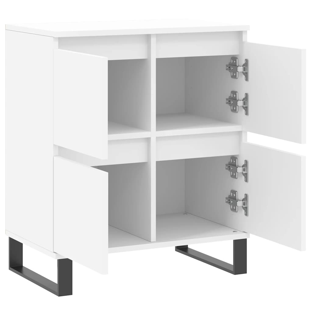 vidaXL Συρταριέρα Λευκή 60 x 35 x 70 εκ. από Επεξεργασμένο Ξύλο