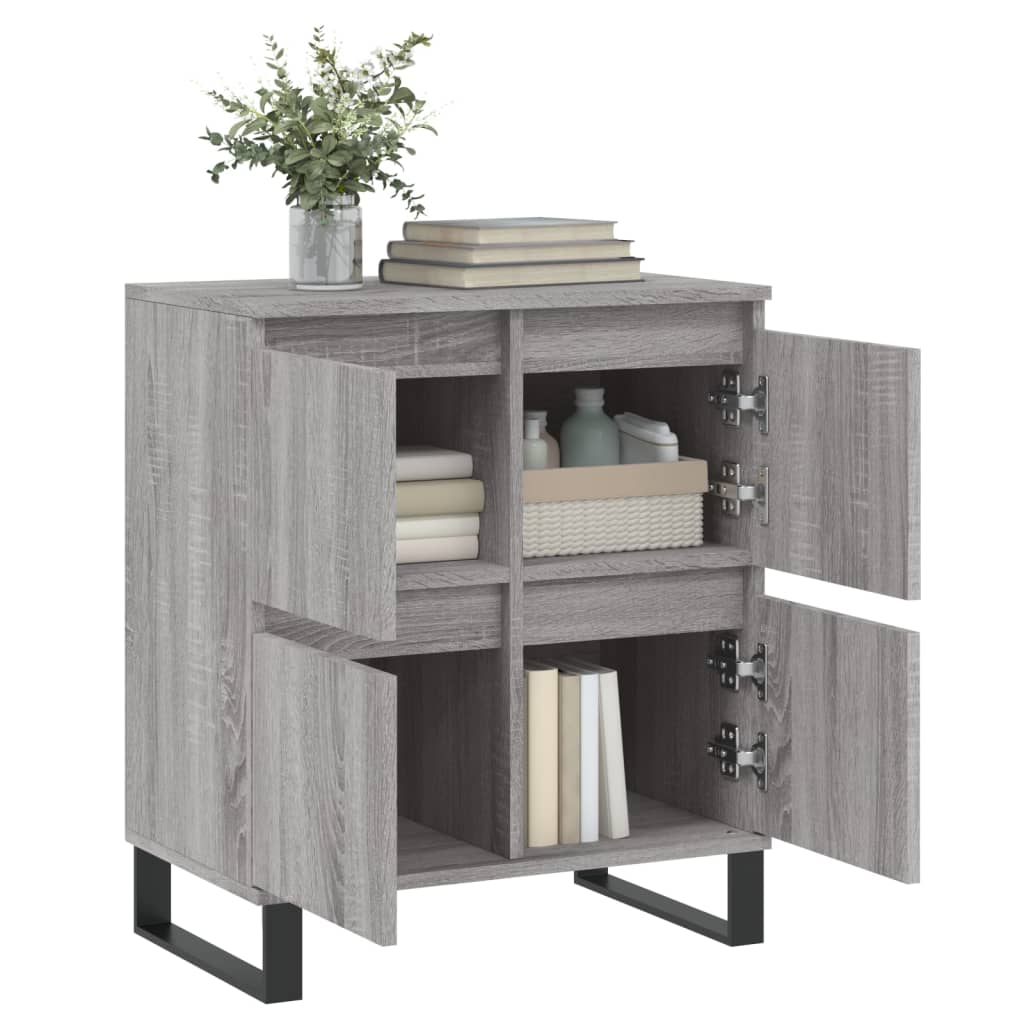 vidaXL Ντουλάπι Γκρι Sonoma 60x35x70 εκ. από Επεξεργασμένο Ξύλο