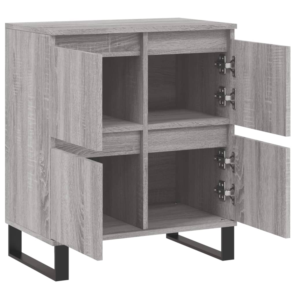 vidaXL Ντουλάπι Γκρι Sonoma 60x35x70 εκ. από Επεξεργασμένο Ξύλο