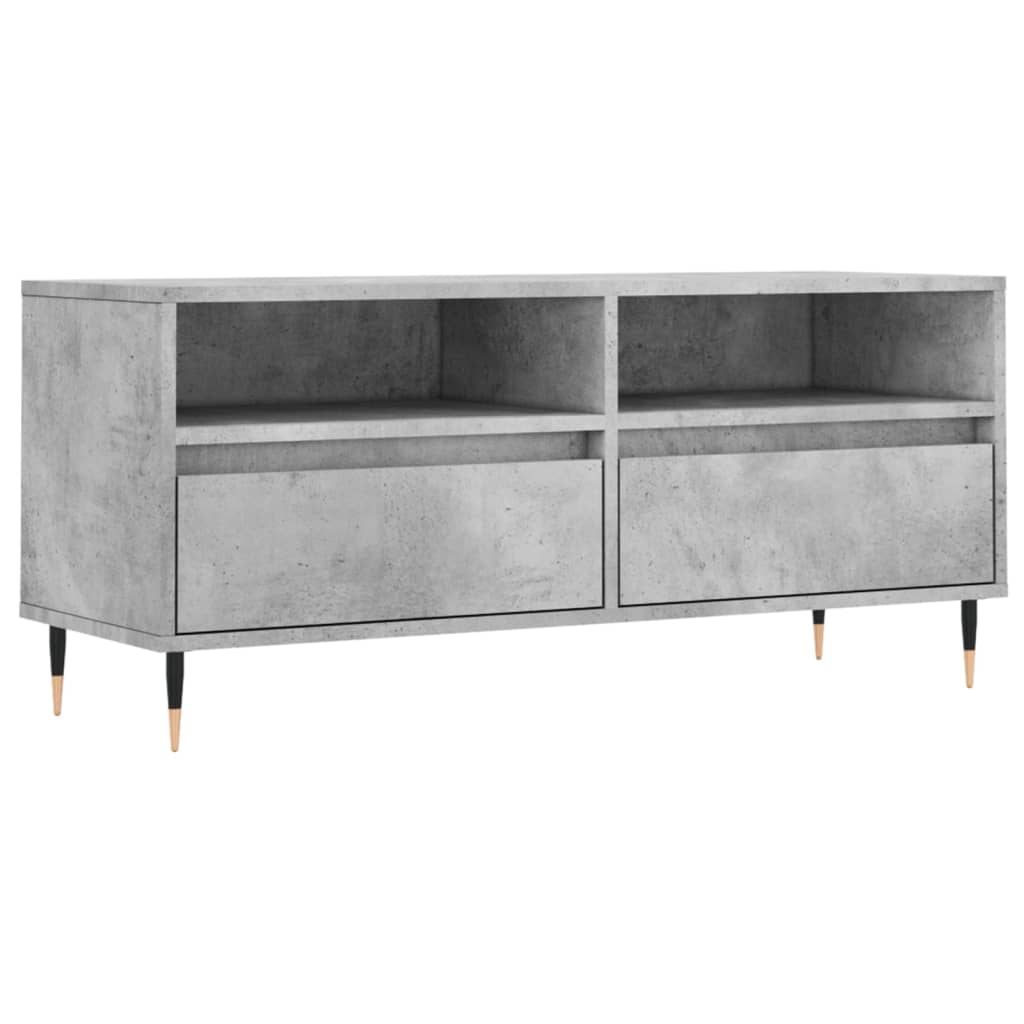 vidaXL Έπιπλο Τηλεόρασης Γκρι Σκυρ. 100 x 34,5 x 44,5 εκ. Επεξ. Ξύλο