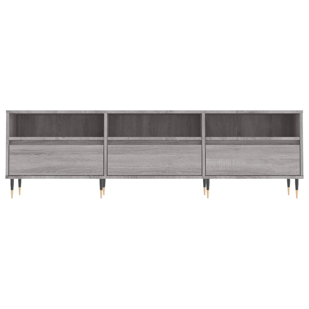 vidaXL Έπιπλο Τηλεόρασης Γκρι Sonoma 150x30x44,5 εκ. από Επεξεργ. Ξύλο