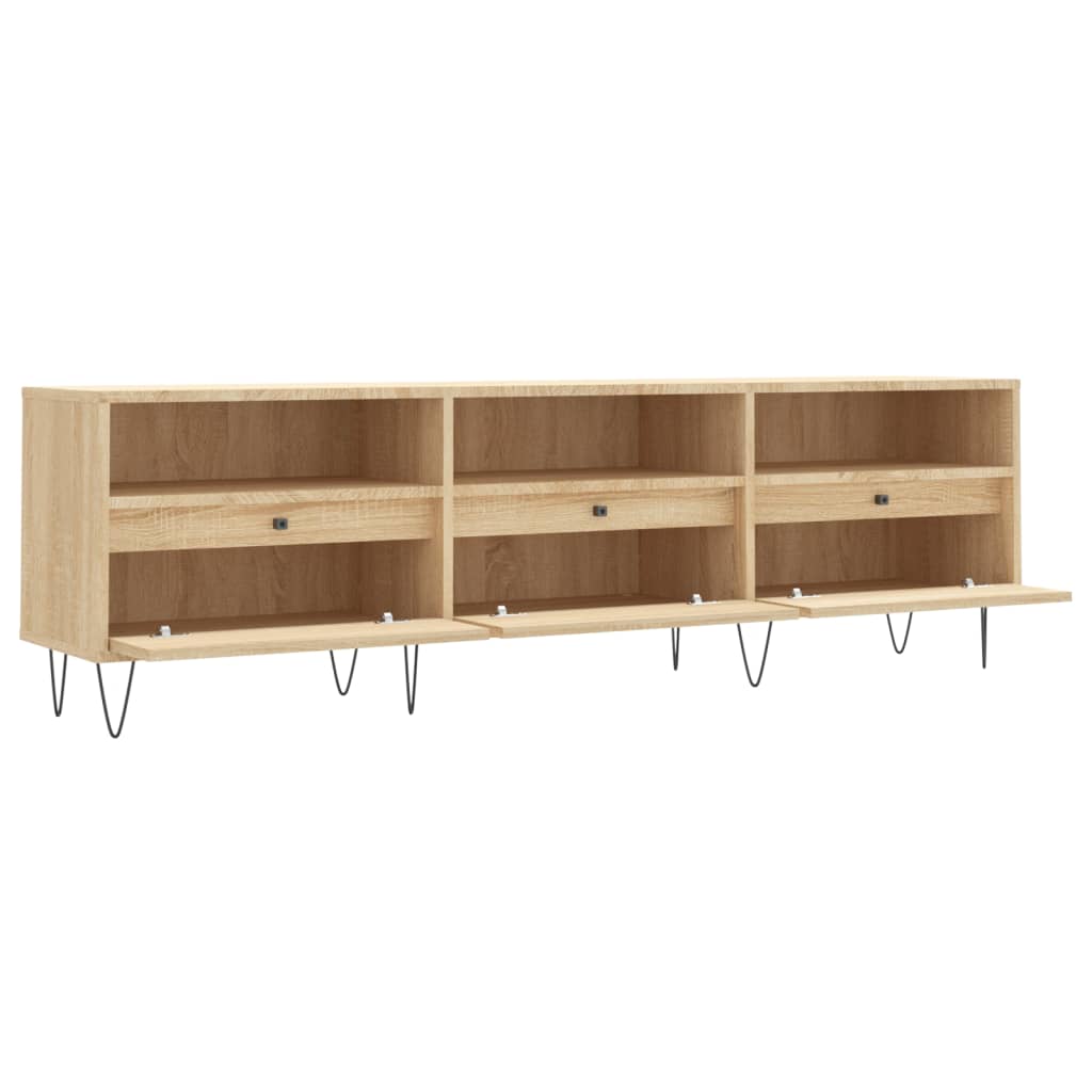 vidaXL Έπιπλο Τηλεόρασης Sonoma Δρυς 150x30x44,5 εκ. Επεξ. Ξύλο