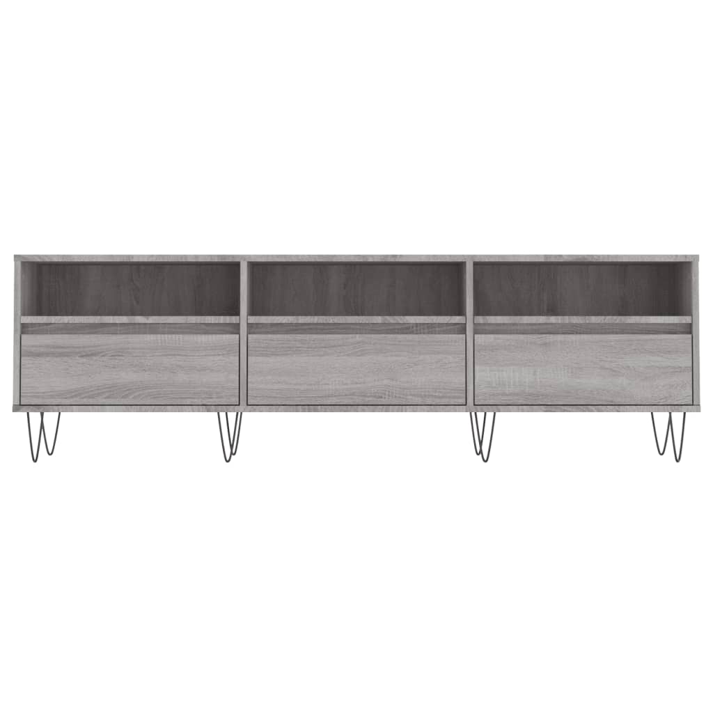 vidaXL Έπιπλο Τηλεόρασης Γκρι Sonoma 150x30x44,5 εκ. από Επεξεργ. Ξύλο