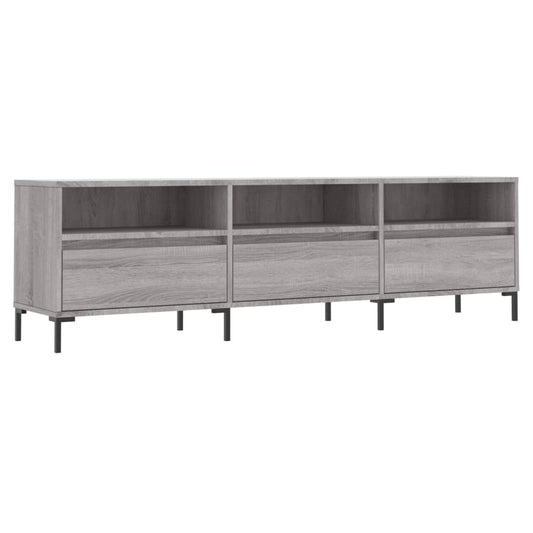 vidaXL Έπιπλο Τηλεόρασης Γκρι Sonoma 150x30x44,5 εκ. από Επεξεργ. Ξύλο