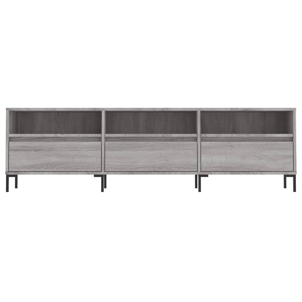 vidaXL Έπιπλο Τηλεόρασης Γκρι Sonoma 150x30x44,5 εκ. από Επεξεργ. Ξύλο