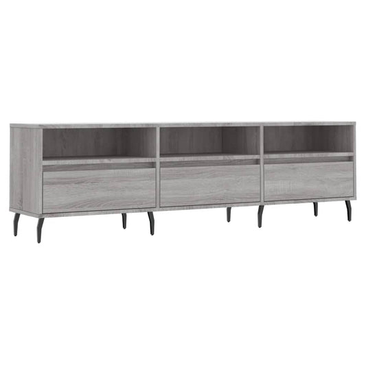 vidaXL Έπιπλο Τηλεόρασης Γκρι Sonoma 150x30x44,5 εκ. από Επεξεργ. Ξύλο
