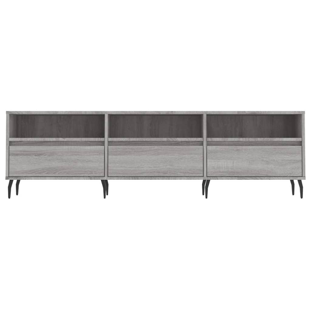 vidaXL Έπιπλο Τηλεόρασης Γκρι Sonoma 150x30x44,5 εκ. από Επεξεργ. Ξύλο