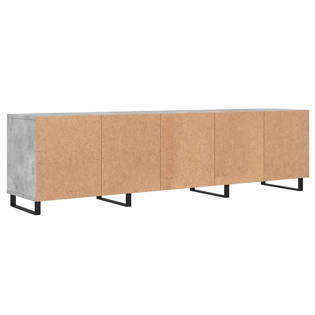 vidaXL Έπιπλο Τηλεόρασης Γκρι Σκυρ. 150x30x44,5 εκ. Επεξ. Ξύλο