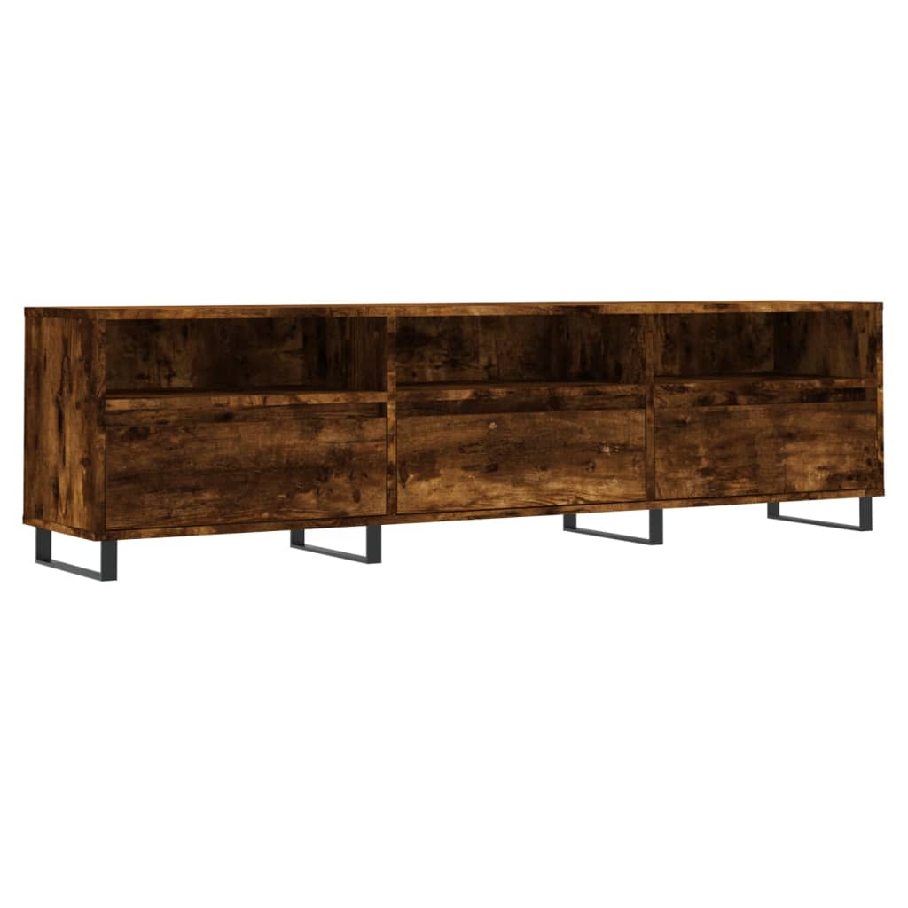 vidaXL Έπιπλο Τηλεόρασης Καπνιστή Δρυς 150x30x44,5 εκ. Επεξ. Ξύλο