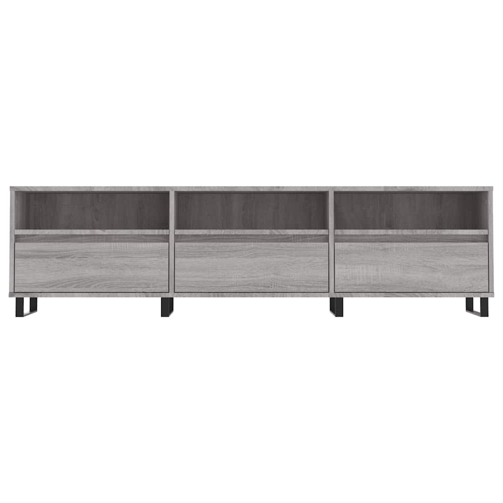 vidaXL Έπιπλο Τηλεόρασης Γκρι Sonoma 150x30x44,5 εκ. από Επεξεργ. Ξύλο