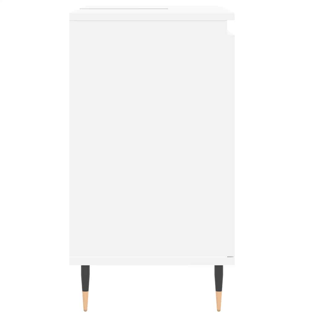 vidaXL Ντουλάπι Μπάνιου Λευκό 58 x 33 x 60 εκ. από Επεξεργασμένο Ξύλο