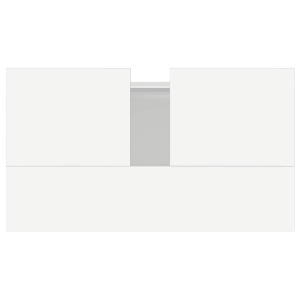 vidaXL Ντουλάπι Μπάνιου Λευκό 58 x 33 x 60 εκ. από Επεξεργασμένο Ξύλο