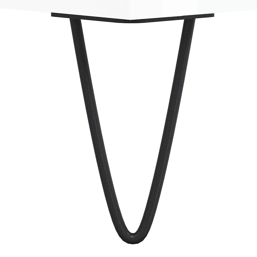 vidaXL Ντουλάπι Μπάνιου Γυαλ. Λευκό 58 x 33 x 60 εκ. από Επεξεργ. Ξύλο