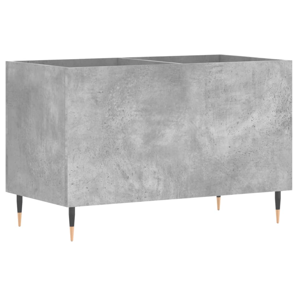 vidaXL Δισκοθήκη Γκρι Σκυροδέματος 74,5x38x48 εκ. Επεξεργασμένο Ξύλο