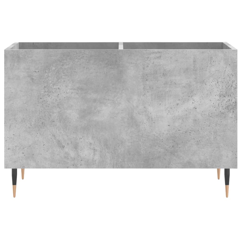 vidaXL Δισκοθήκη Γκρι Σκυροδέματος 74,5x38x48 εκ. Επεξεργασμένο Ξύλο