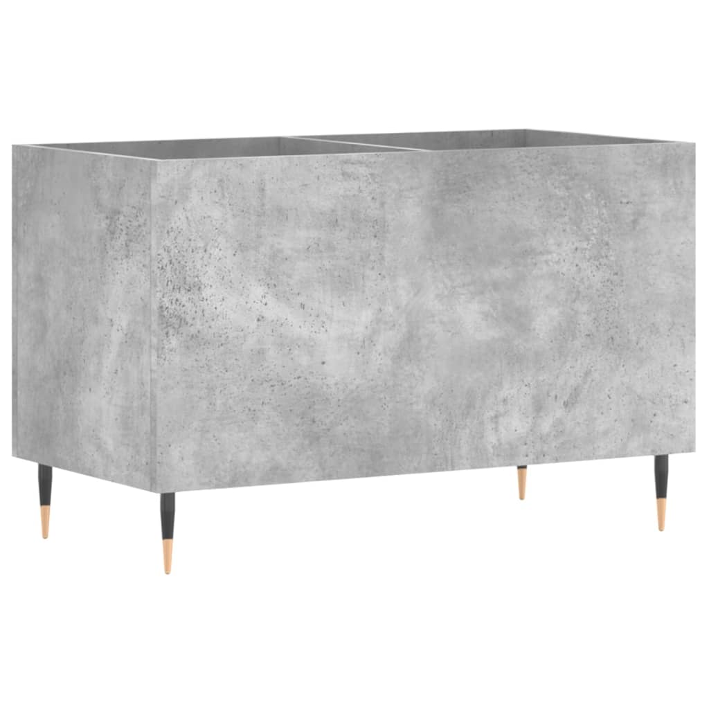 vidaXL Δισκοθήκη Γκρι Σκυροδέματος 74,5x38x48 εκ. Επεξεργασμένο Ξύλο