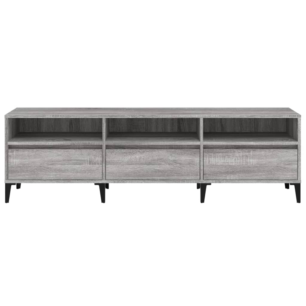 vidaXL Έπιπλο Τηλεόρασης Γκρι Sonoma 150x30x44,5 εκ. από Επεξεργ. Ξύλο