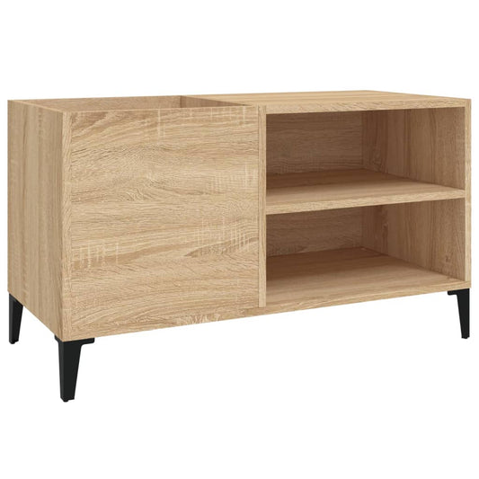 vidaXL Δισκοθήκη Sonoma Δρυς 84,5 x 38 x 48 εκ. από Επεξεργασμένο Ξύλο