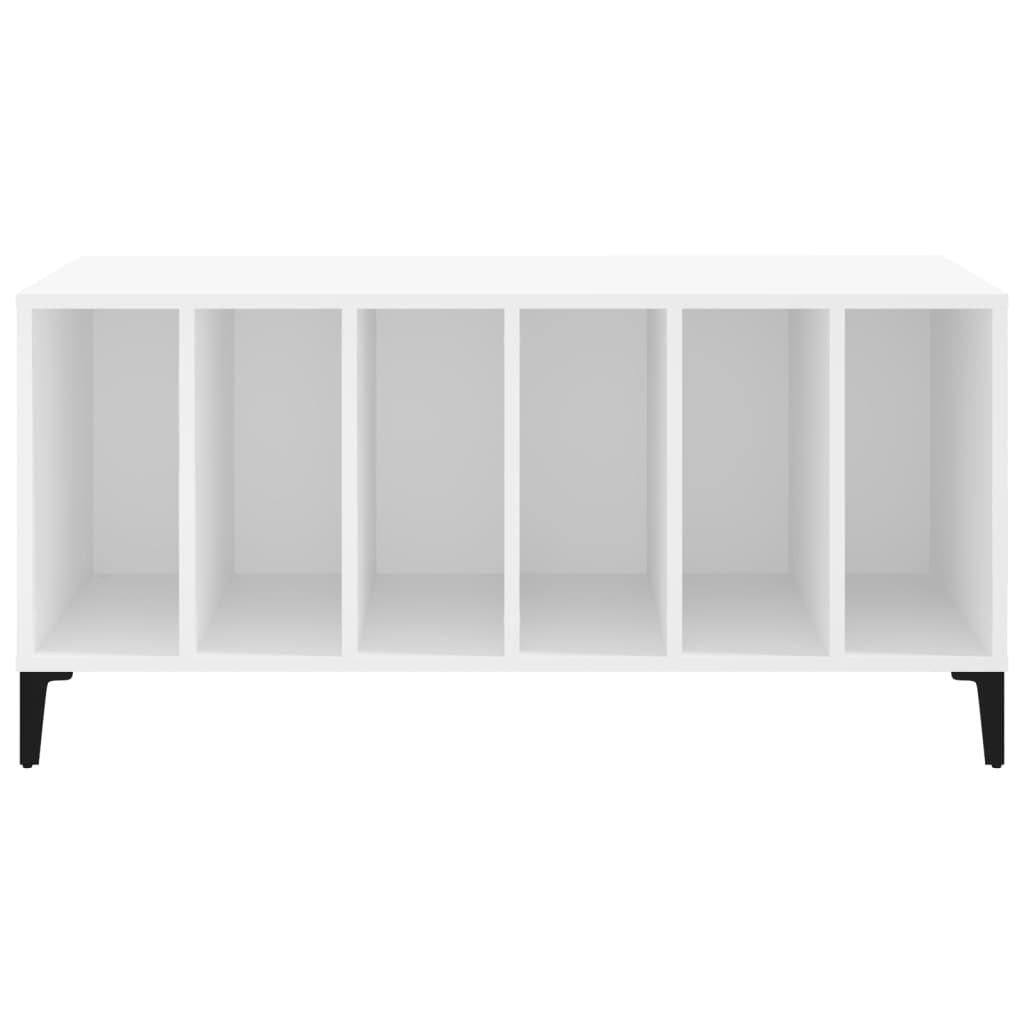 vidaXL Έπιπλο Δίσκων Λευκό 100 x 38 x 48 εκ. από Επεξεργασμένο Ξύλο