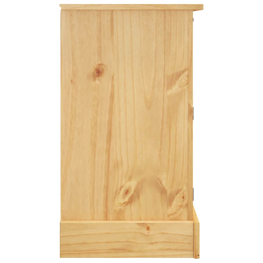 vidaXL Μπουφές "Corona" Καφέ 112x44x78 εκ. από Μασίφ Ξύλο Μεξικανικού Πεύκου