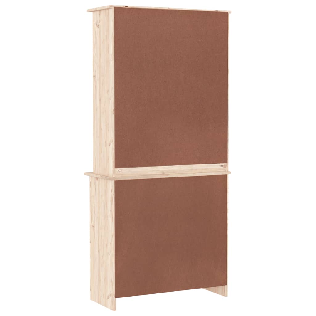 vidaXL Ντουλάπι ALTA 77 x 35 x 165 εκ. από Μασίφ Ξύλο Πεύκου