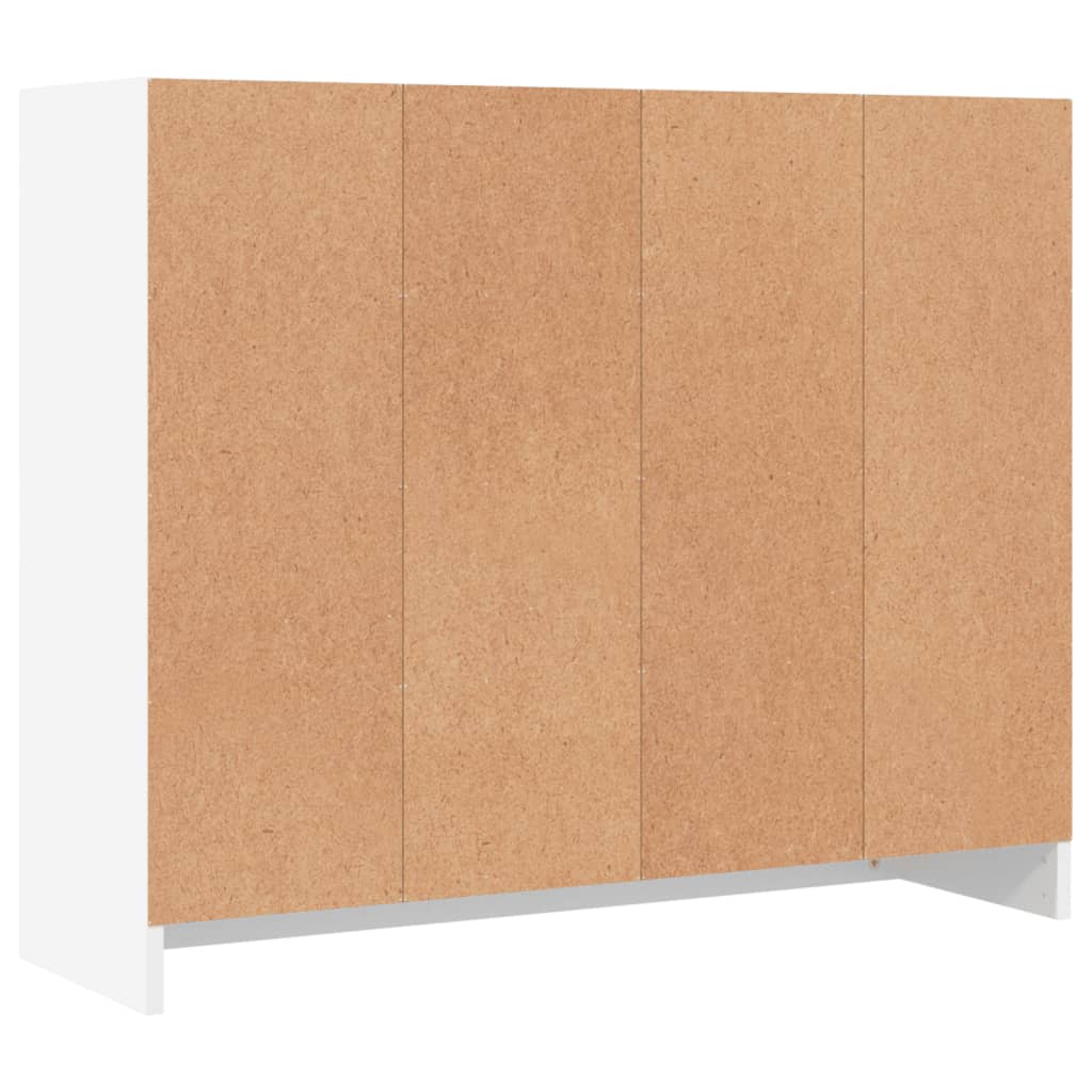 vidaXL Μπουφές Λευκός 91 x 28 x 75 εκ. από Επεξεργασμένο Ξύλο
