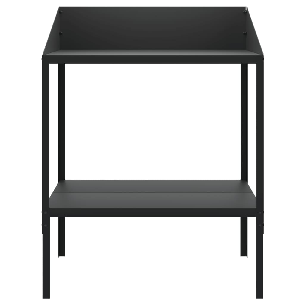 vidaXL Βάση Φυτών Ανθρακί 75,5 x 54,5 x 100 εκ. από Γαλβαν. Ατσάλι