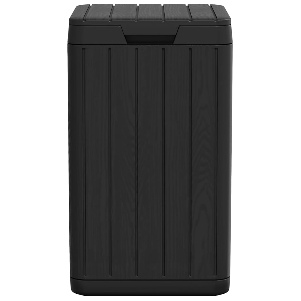 vidaXL Κάδος Απορριμμάτων Εξ. Χώρου Ανθρακί 38x38x65 εκ. Πολυπρ/λένιο