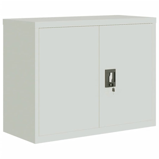 vidaXL Αρχειοθήκη Αν. Γκρι 90 x 40 x 70 εκ. από Ατσάλι