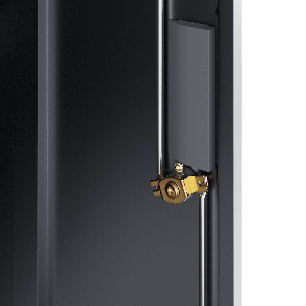 vidaXL Αρχειοθήκη Ανθρακί 79 x 40 x 90 εκ. από Ατσάλι