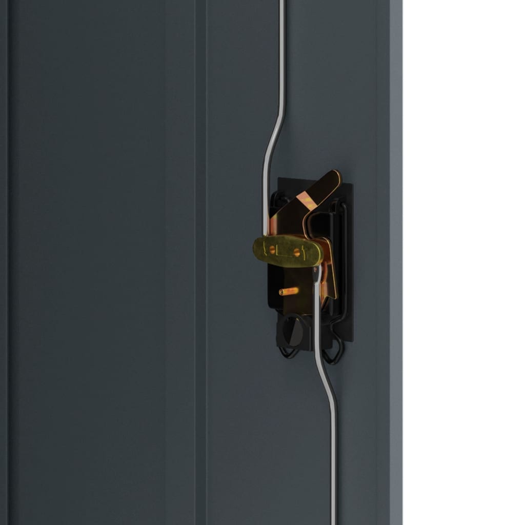 vidaXL Αρχειοθήκη Ανθρακί 90 x 40 x 105 εκ. Ατσάλινη