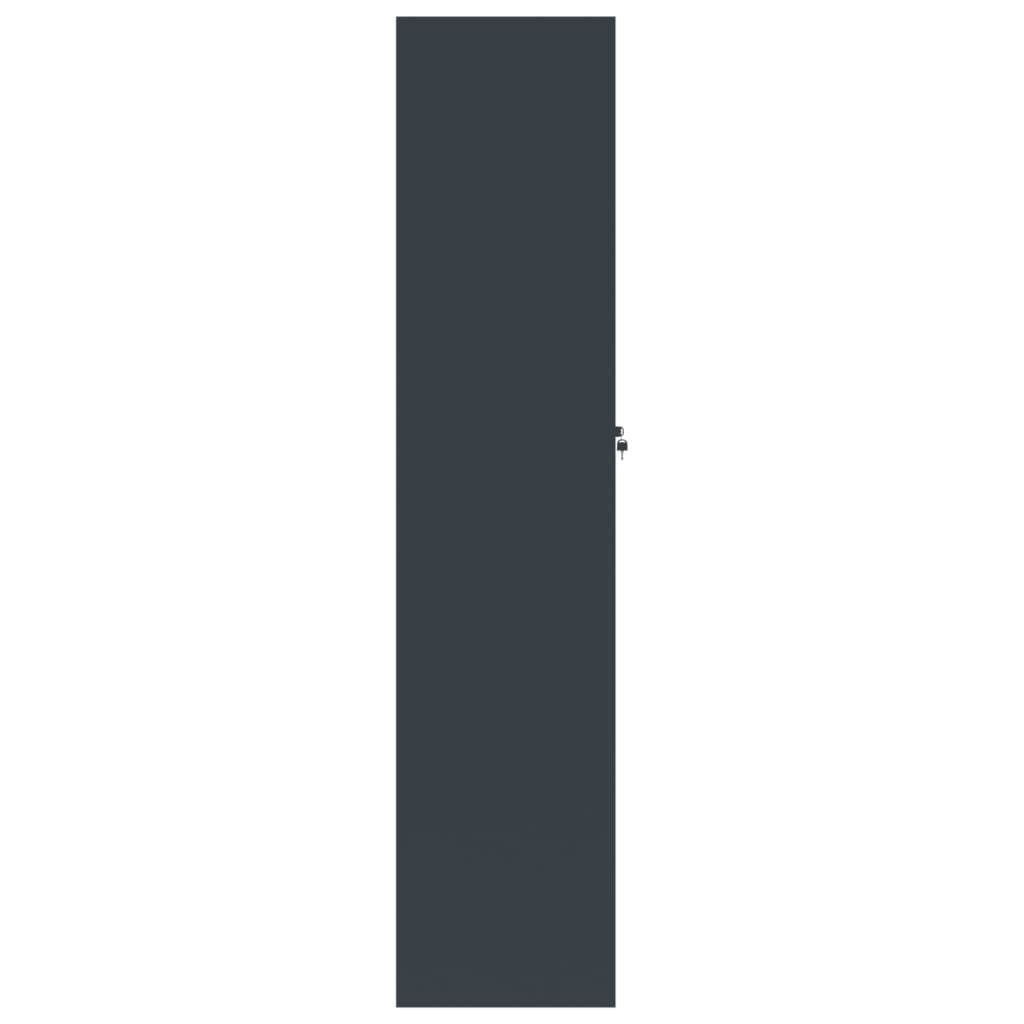 vidaXL Αρχειοθήκη Ανθρακί 90 x 40 x 180 εκ. Ατσάλινη