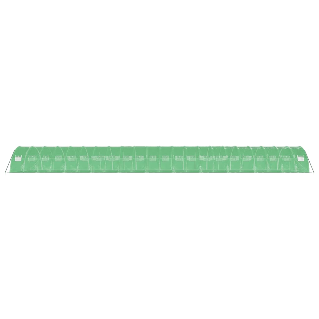 vidaXL Θερμοκήπιο Πράσινο 88 μ² 22 x 4 x 2 μ. με Ατσάλινο Πλαίσιο