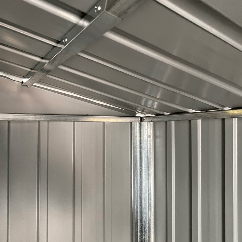 vidaXL Αποθήκη Κήπου Πράσινη 277x192,5x179 εκ. από Γαλβανισμένο Ατσάλι