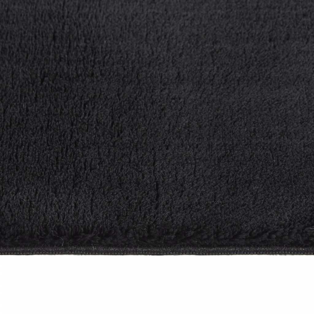 vidaXL Χαλί Shaggy Μαύρο 240x305 εκ. από Πολυεστέρα