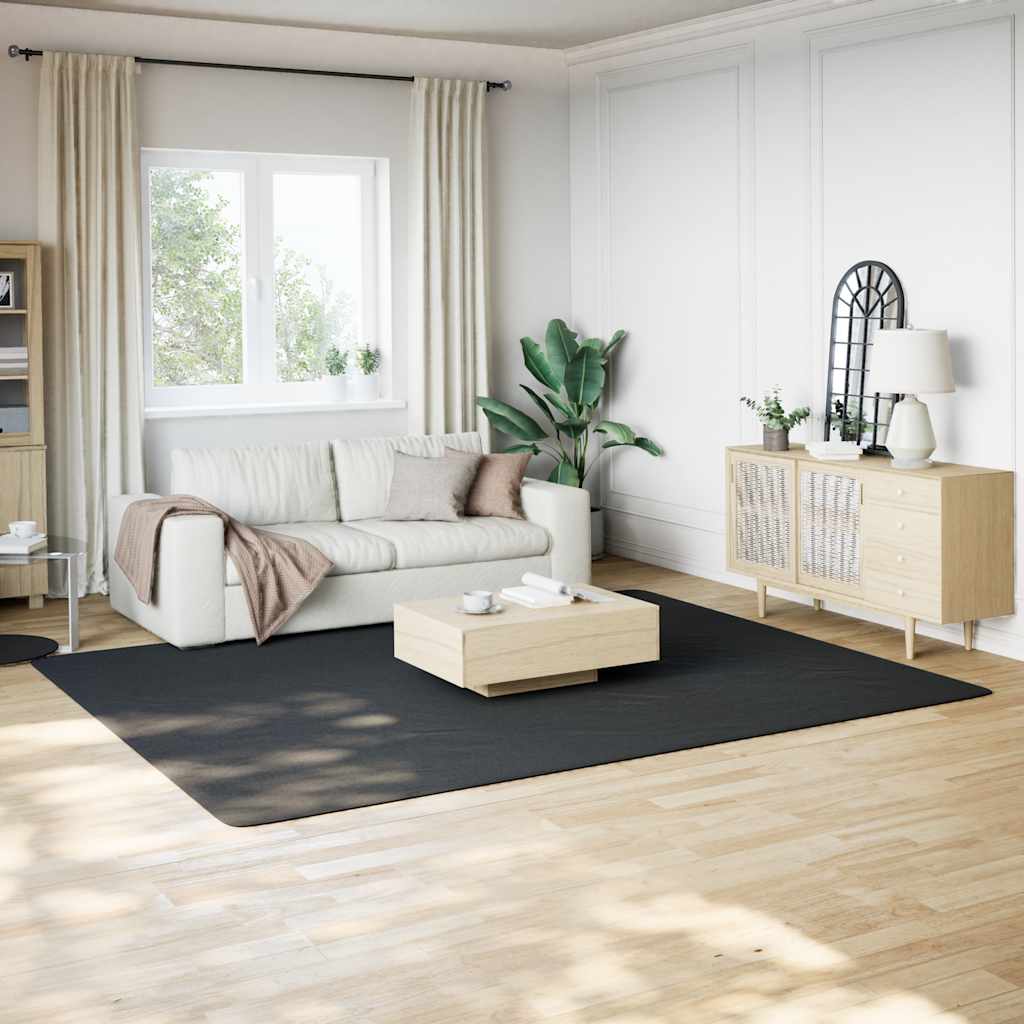 vidaXL Χαλί Shaggy Μαύρο 240x305 εκ. από Πολυεστέρα