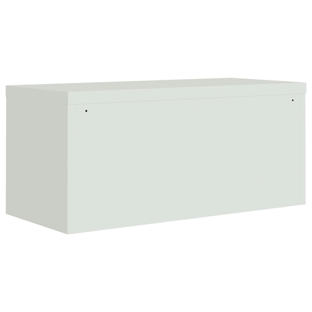 vidaXL Αρχειοθήκη Αν. Γκρι 90 x 40 x 110 εκ. Ατσάλινη