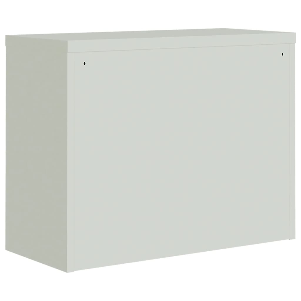vidaXL Αρχειοθήκη Αν. Γκρι 90 x 40 x 110 εκ. Ατσάλινη