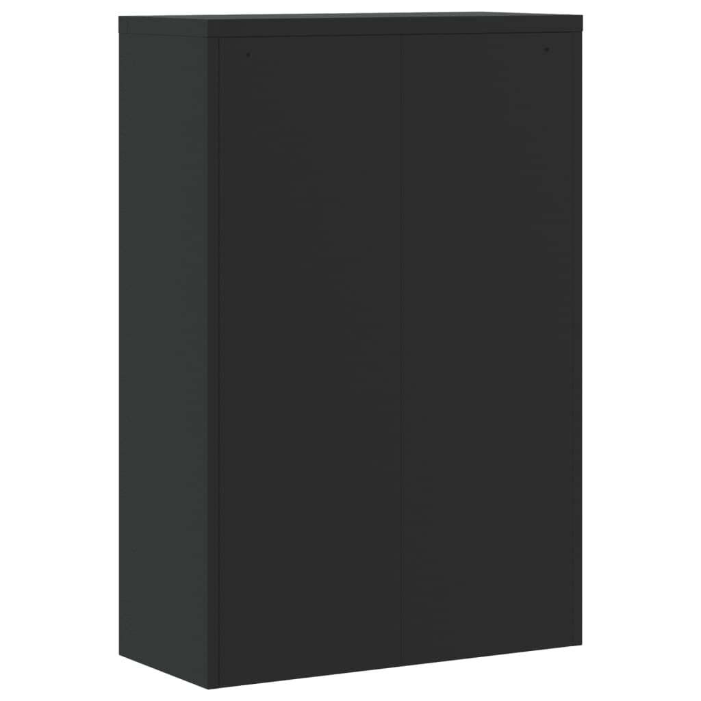 vidaXL Αρχειοθήκη Μαύρη 90 x 40 x 180 εκ. Ατσάλινη