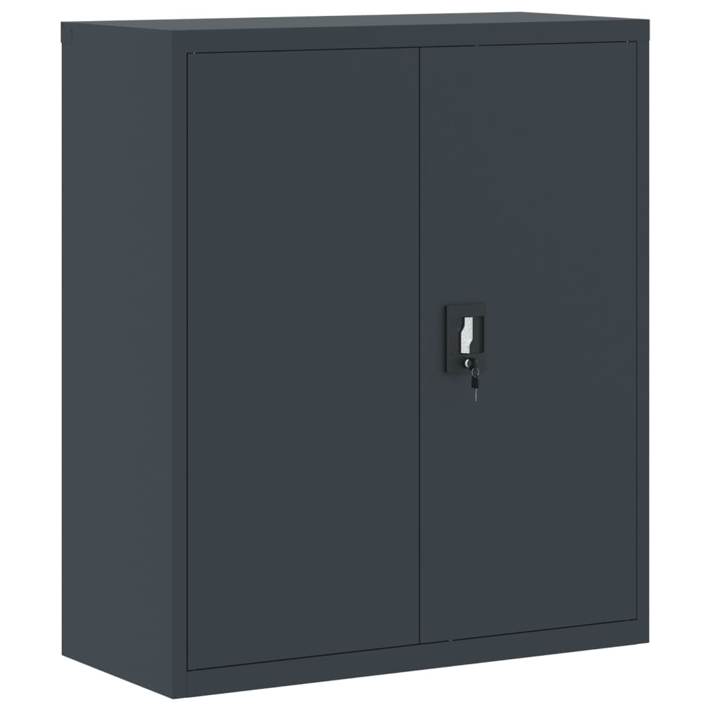 vidaXL Αρχειοθήκη Ανθρακί 90 x 40 x 145 εκ. Ατσάλινη