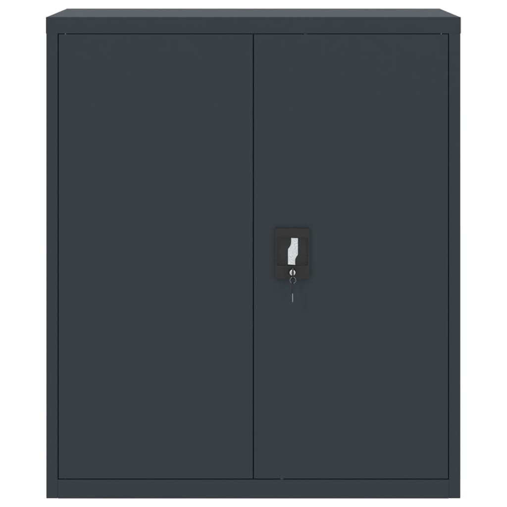 vidaXL Αρχειοθήκη Ανθρακί 90 x 40 x 145 εκ. Ατσάλινη