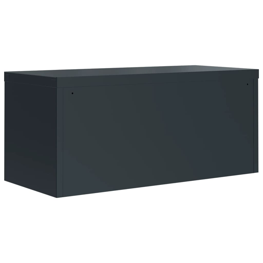 vidaXL Αρχειοθήκη Ανθρακί 90 x 40 x 240 εκ. Ατσάλινη