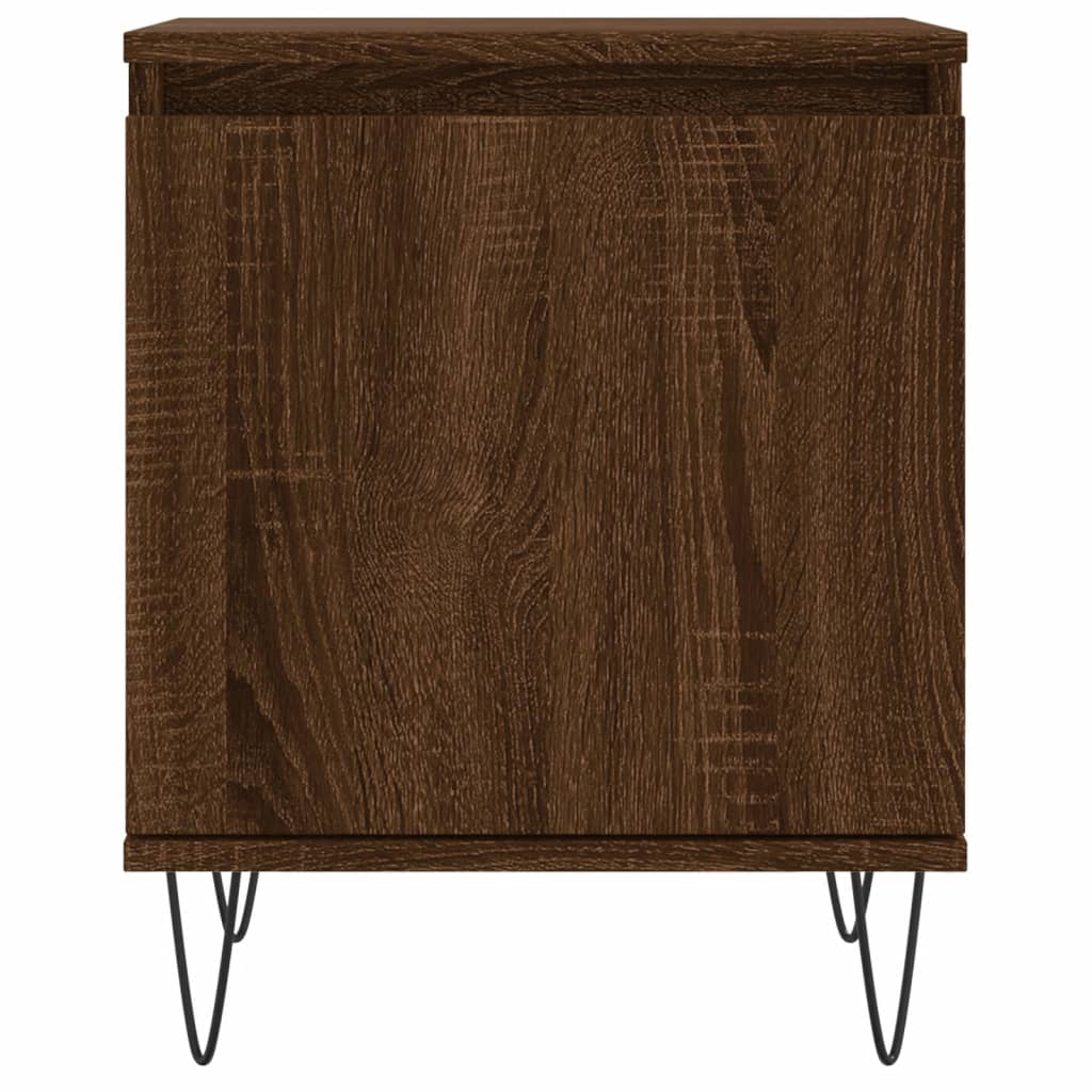 vidaXL Κομοδίνο Καφέ Δρυς 40 x 30 x 50 εκ. από Επεξεργασμένο Ξύλο