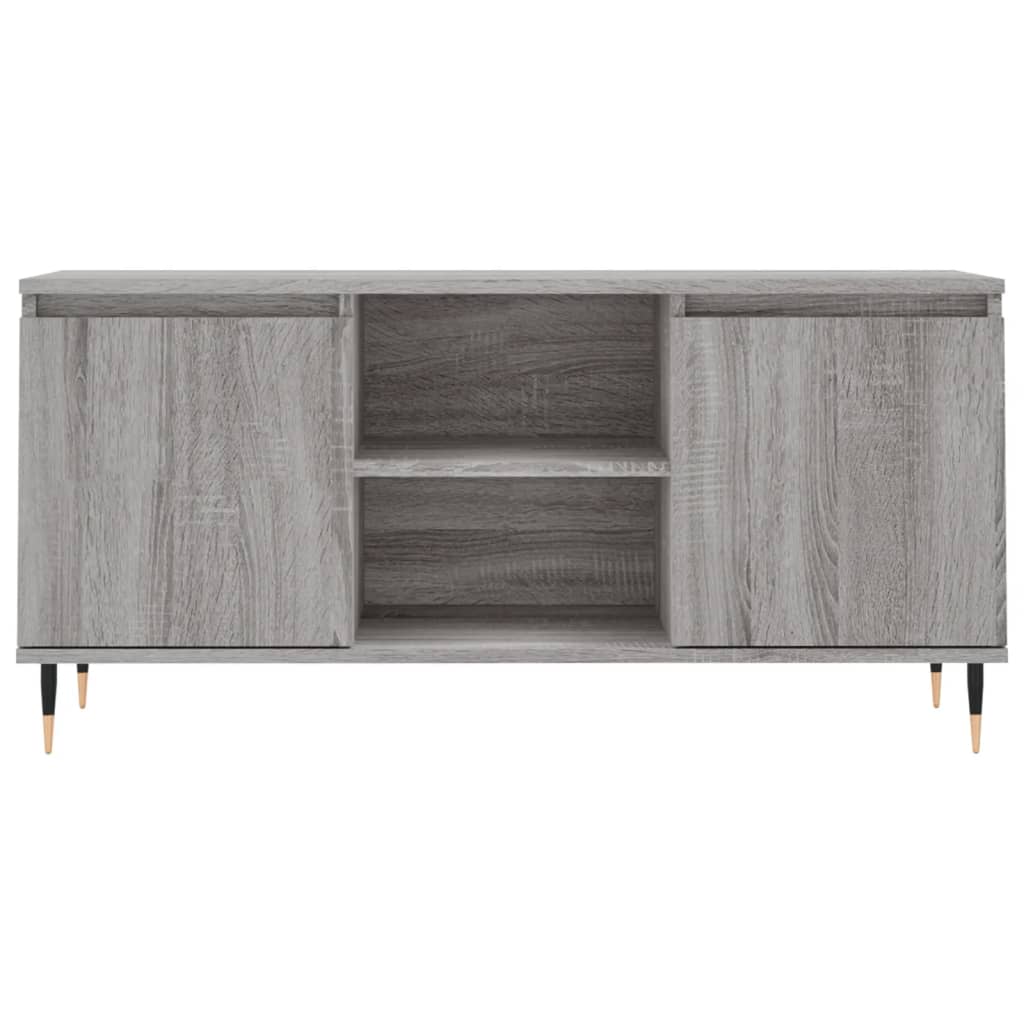 vidaXL Έπιπλο Τηλεόρασης Γκρι Sonoma 104 x 35 x 50 εκ. Επεξεργ. Ξύλο