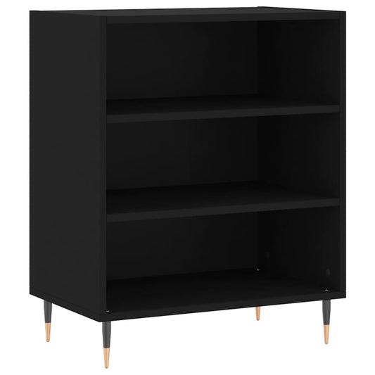 vidaXL Ραφιέρα Μαύρη 57 x 35 x 70 εκ. από Επεξεργασμένο Ξύλο